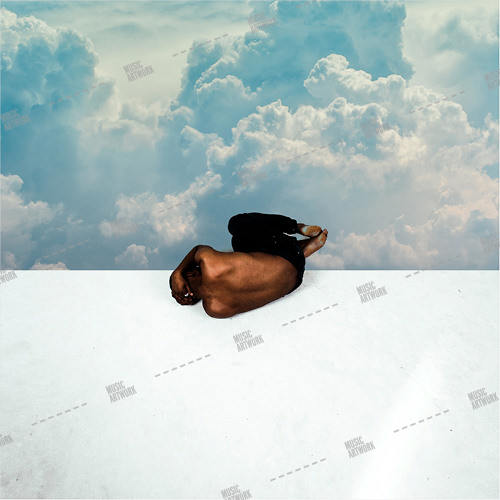 Album artwork image showing a man lying